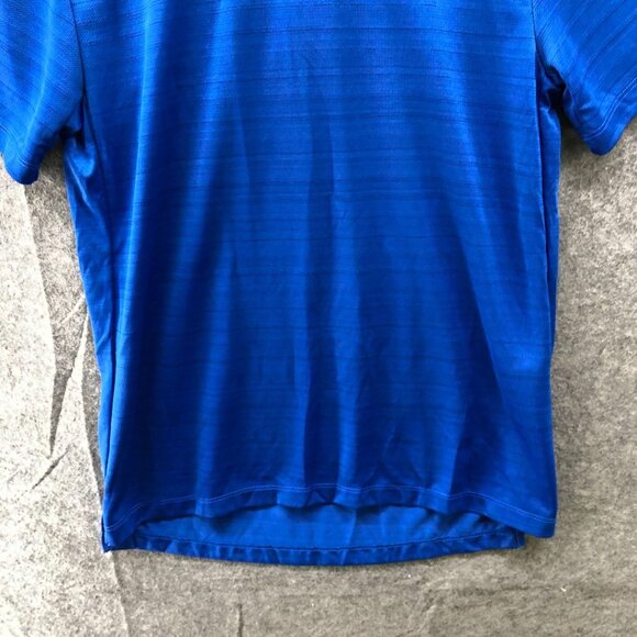 Nike Running T Shirt Mens S Blue Short Sleeve Crewneck Dri-Fit Reflective - Picture 4 of 9